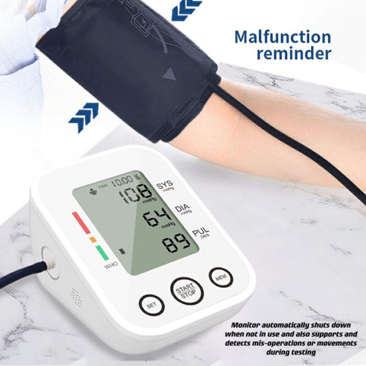 blood pressure monitor in use