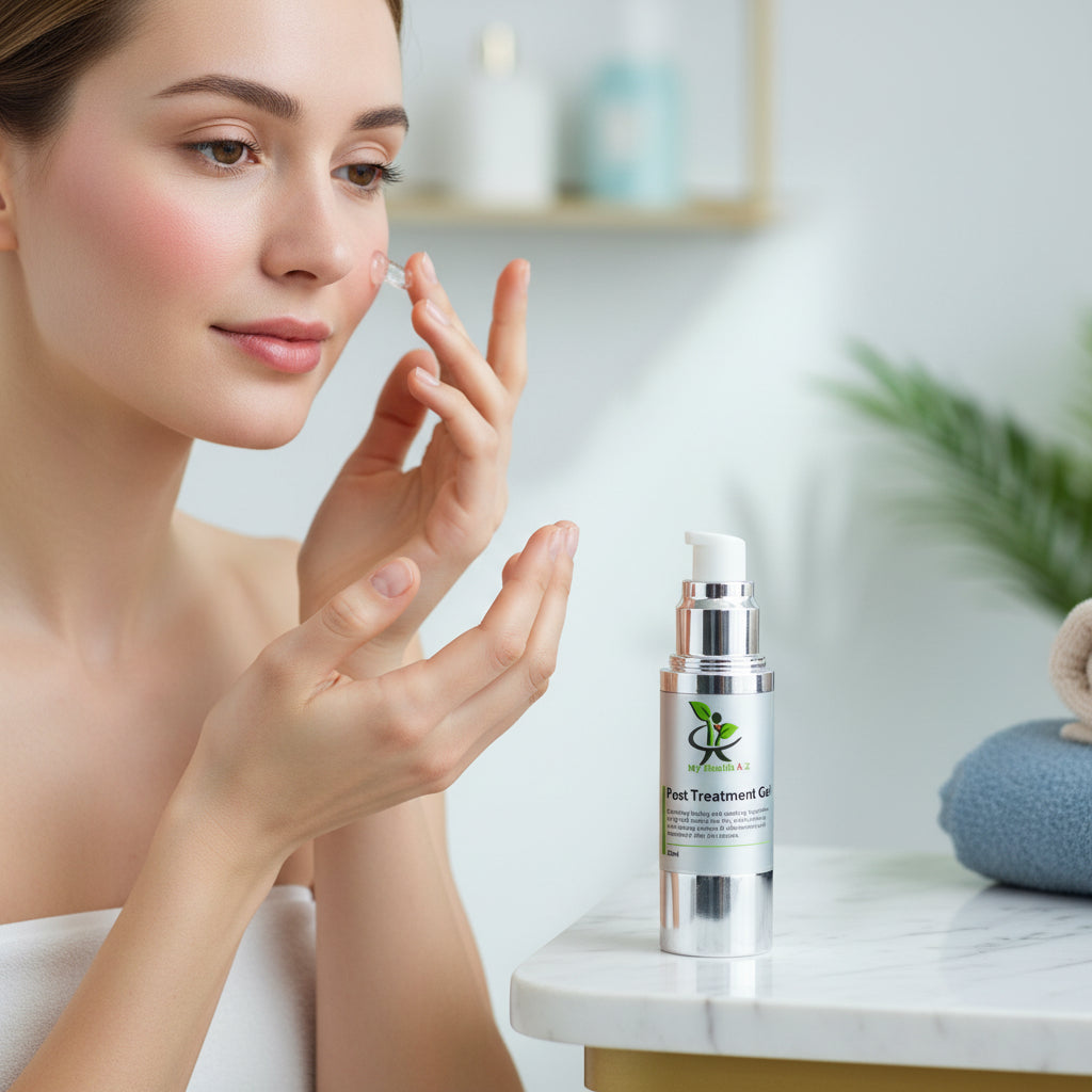 Skincare bottle labelled &