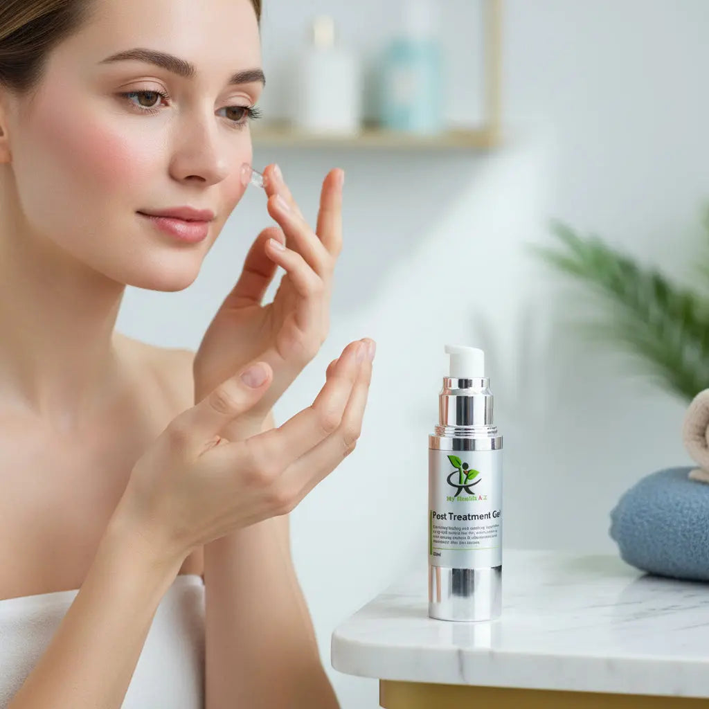 Skincare bottle labelled &