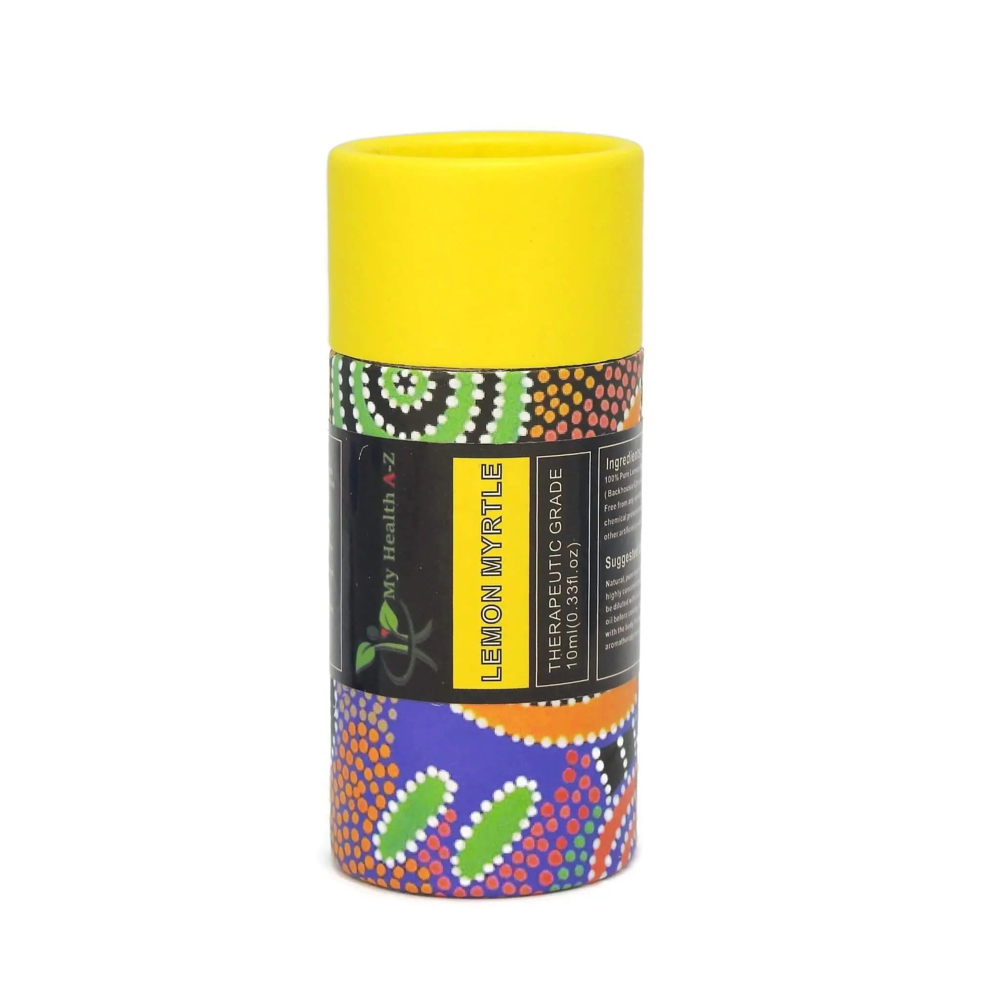 Colorful cylindrical container "My Health A-Z&