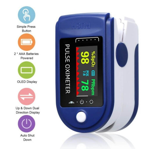on the right pulse oximeter on the left function explanations