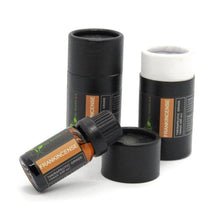 Load image into Gallery viewer, 10ml frankincense essential oil next to a cylinder in comes in
