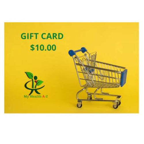 $10 gift card for all occations by My Health A-Z