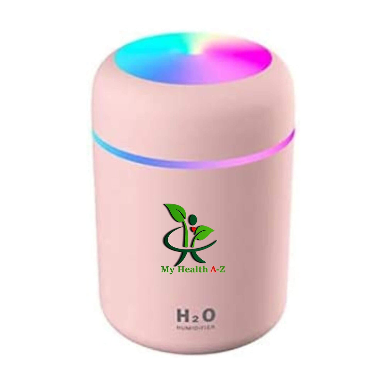 My Health A-Z diffuser in pink with night light function