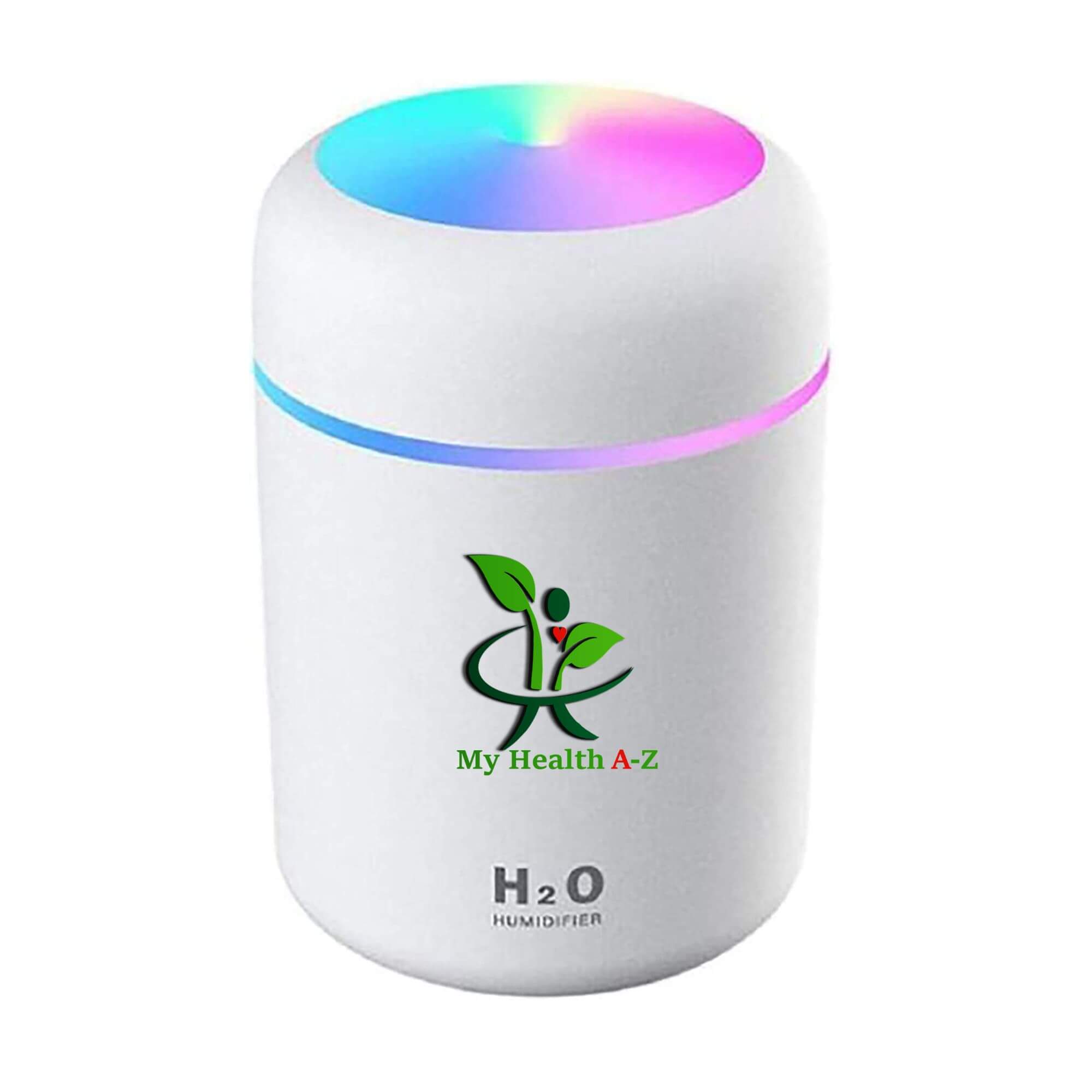 My Health A-Z diffuser in white with night light function