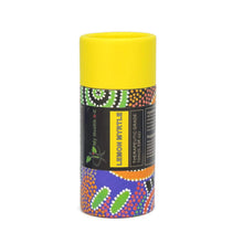 Load image into Gallery viewer, dot design cylinder with yellow lid lemon myrtle
